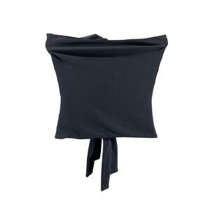 Coperni Knotted Black Bandeau Size XS Top